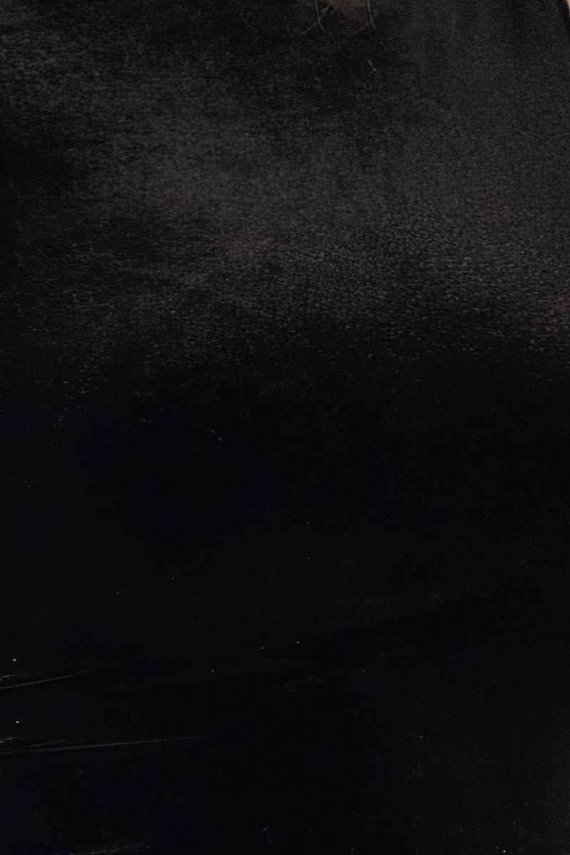 Silk velvet floating maxi skirt - black